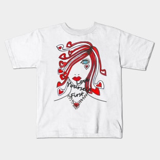 LOVE Yourself First Empowered Women Kids T-Shirt